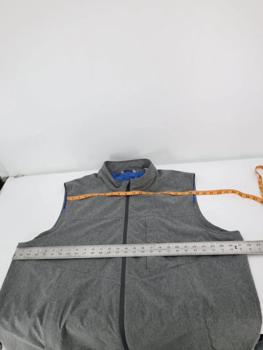 Tommy Bahama Vest Mens 2XL Island Active Gray Performance Full Zip Lightweight